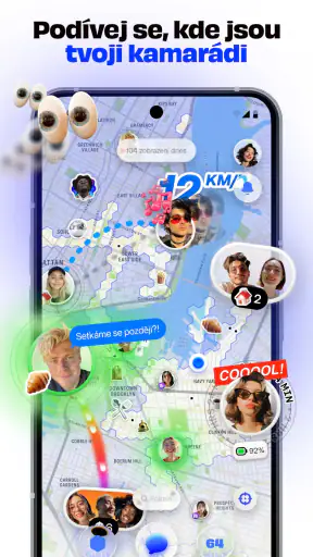 Bump - mapa pro přátele screenshot