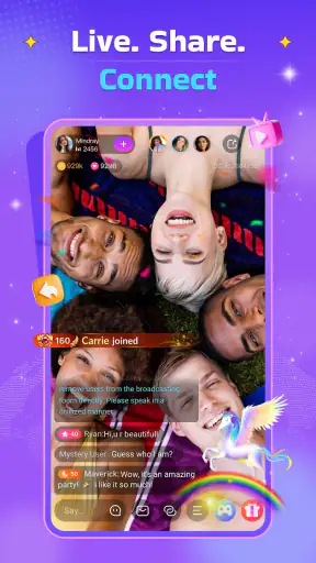 BuzzCast - Live & Chat screenshot