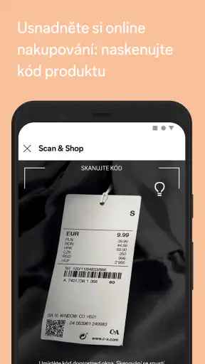 C&A móda v online obchodě screenshot