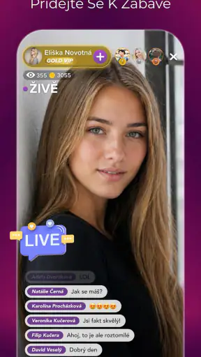 Cafe - Živý video chat screenshot