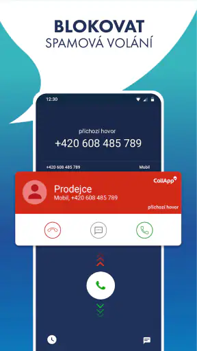 Callapp:ID volajícího a záznam screenshot