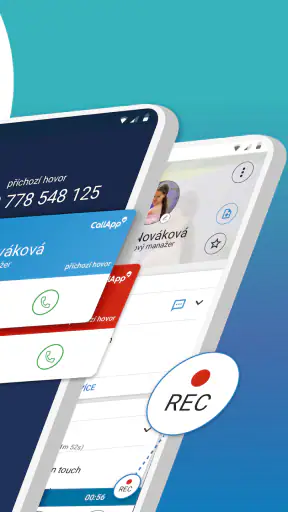 Callapp:ID volajícího a záznam screenshot