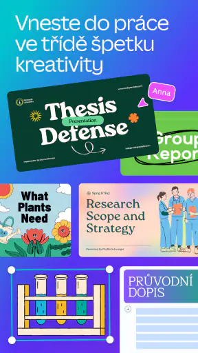 Canva: Návrh, fotka a video screenshot