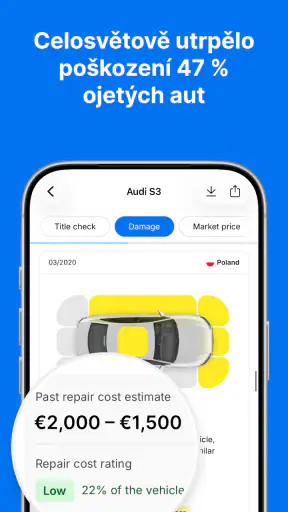 carVertical: Kontrola VIN screenshot