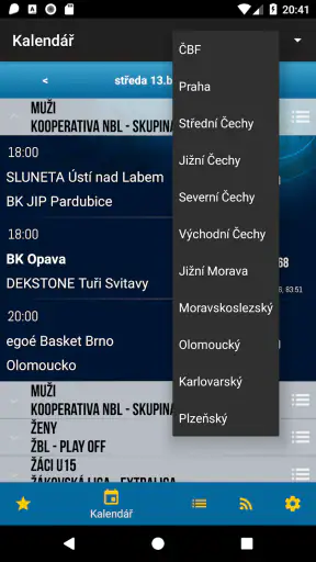 ČBF - Český basketbal v mobilu screenshot