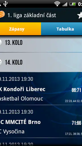 ČBF - Český basketbal v mobilu screenshot