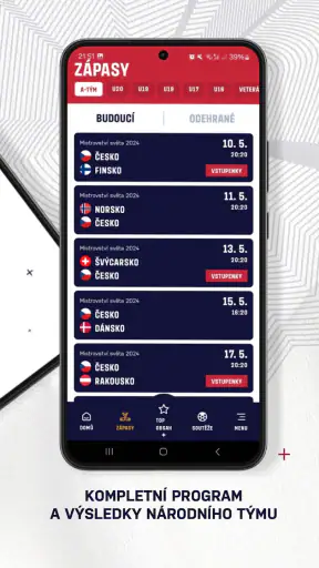 Český hokej screenshot