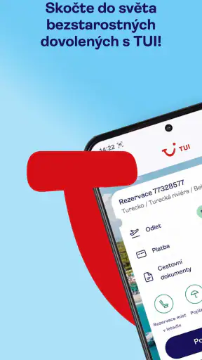 Cestovní kancelář TUI screenshot