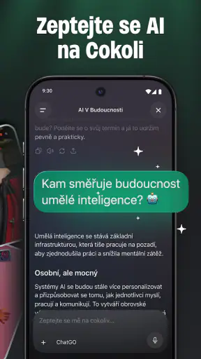ChatGO - AI Chat v češtině screenshot