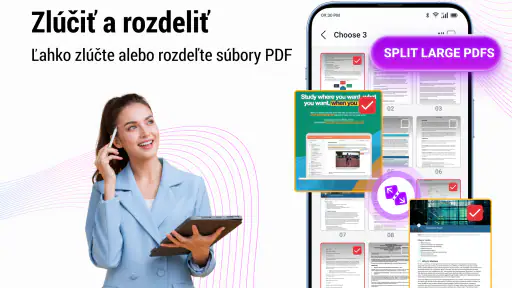 Čítačka dokumentov a PDF screenshot