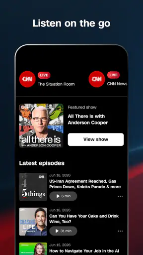 CNN: Live & Breaking News screenshot