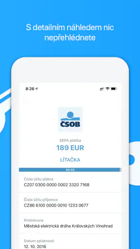 ČSOB Smart klíč screenshot