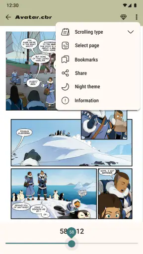 Čtečka komiksů (cbz/cbr) screenshot