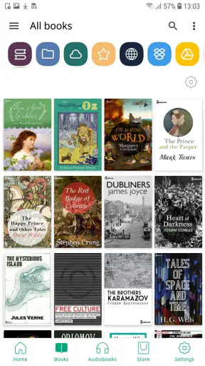 Čtečka PocketBook - EPUB, PDF screenshot