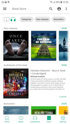 Čtečka PocketBook - EPUB, PDF screenshot