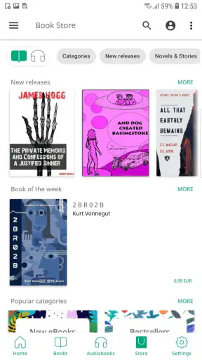 Čtečka PocketBook - EPUB, PDF screenshot