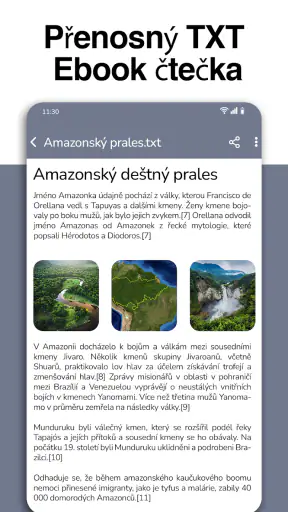 Čtečka všech dokumentů: screenshot