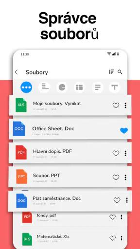 Čtečka všech dokumentů: screenshot