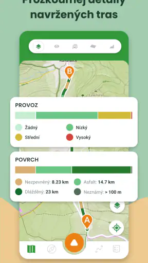 Cyclers: Cyklonavigace a mapy screenshot