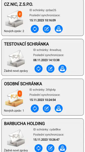 Datovka.cz screenshot