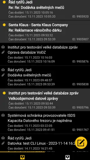 Datovka.cz screenshot