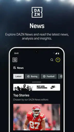 DAZN - Watch Live Sports screenshot