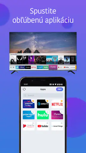 Diaľkové ovládanie pre Samsung screenshot