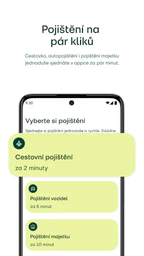 Direct pojišťovna screenshot