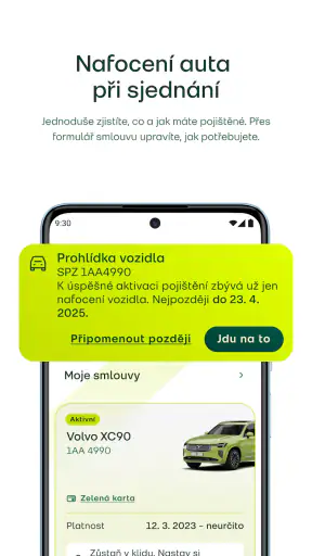 Direct pojišťovna screenshot
