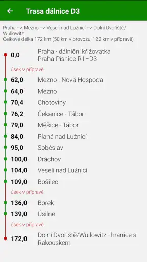 Dopravní situace aktuálně screenshot