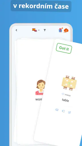 DuoCards - Jazykové flashcards screenshot