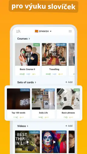 DuoCards - Jazykové flashcards screenshot