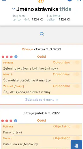 e-Jídelníček screenshot