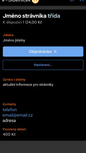 e-Jídelníček screenshot