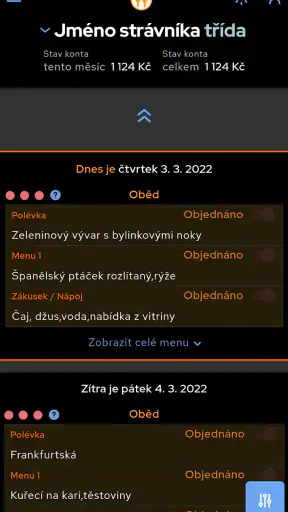 e-Jídelníček screenshot
