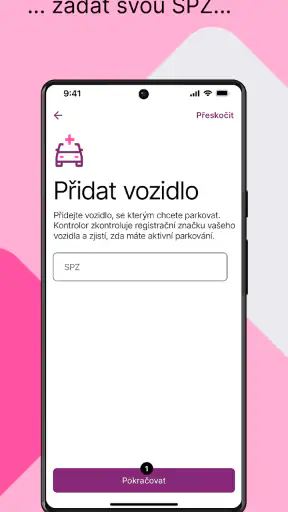 EasyPark - parkovací aplikace screenshot