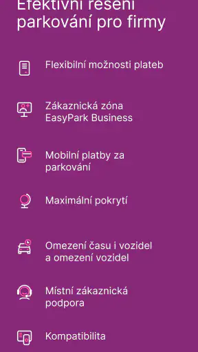 EasyPark - parkovací aplikace screenshot