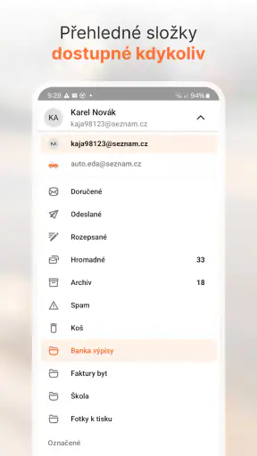 Email.cz screenshot