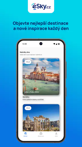 eSky - Levné lety, Dovolená screenshot