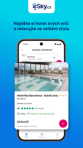 eSky - Levné lety, Dovolená screenshot