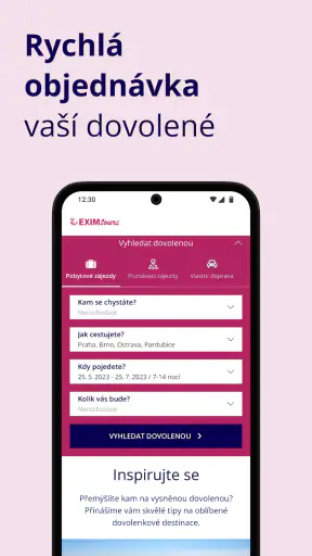 Exim screenshot