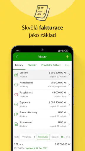 Fakturoid - faktury jednoduše screenshot