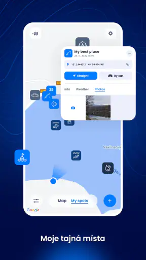 Fishsurfing - rybářská appka screenshot