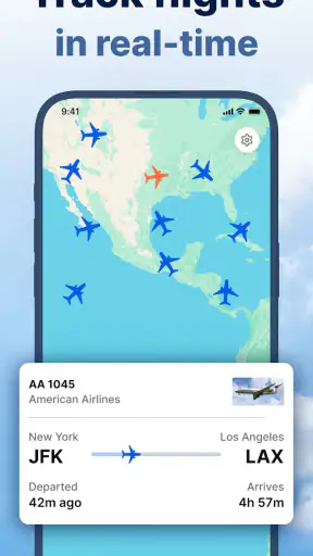 Flightsky: 3D sledování letů screenshot