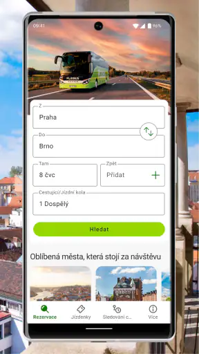 FlixBus: jízdenky na autobus screenshot