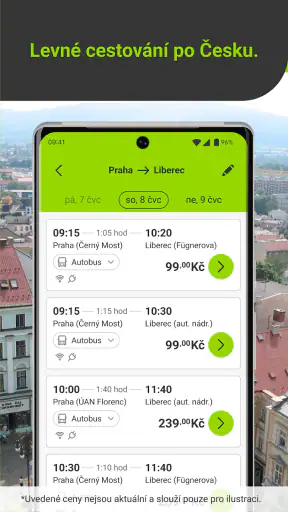 FlixBus: jízdenky na autobus screenshot