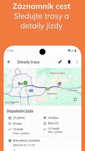 Fuelio: tankování a náklady screenshot