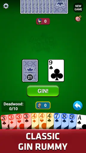 Gin Rummy - Classic Card Game screenshot
