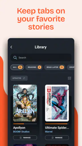 GlobalComix: Comics and Manga screenshot
