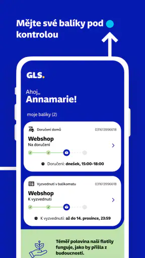 GLS CZ screenshot